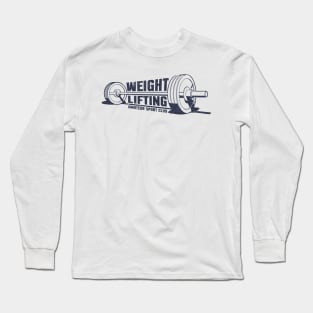 Weightlifting athleticism vintage print Long Sleeve T-Shirt